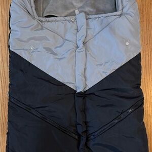 Cozy Black and Gray Kids Bodysuit